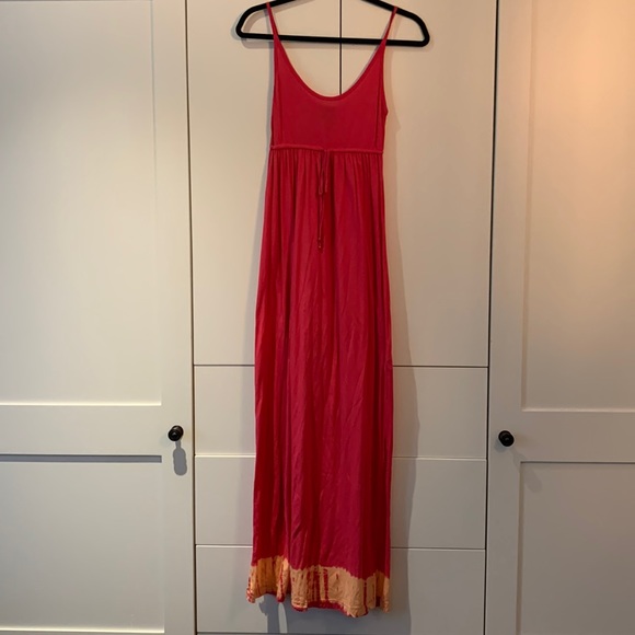 C&C California Red Tie Dye Maxi Dress Size XS - Picture 2 of 5